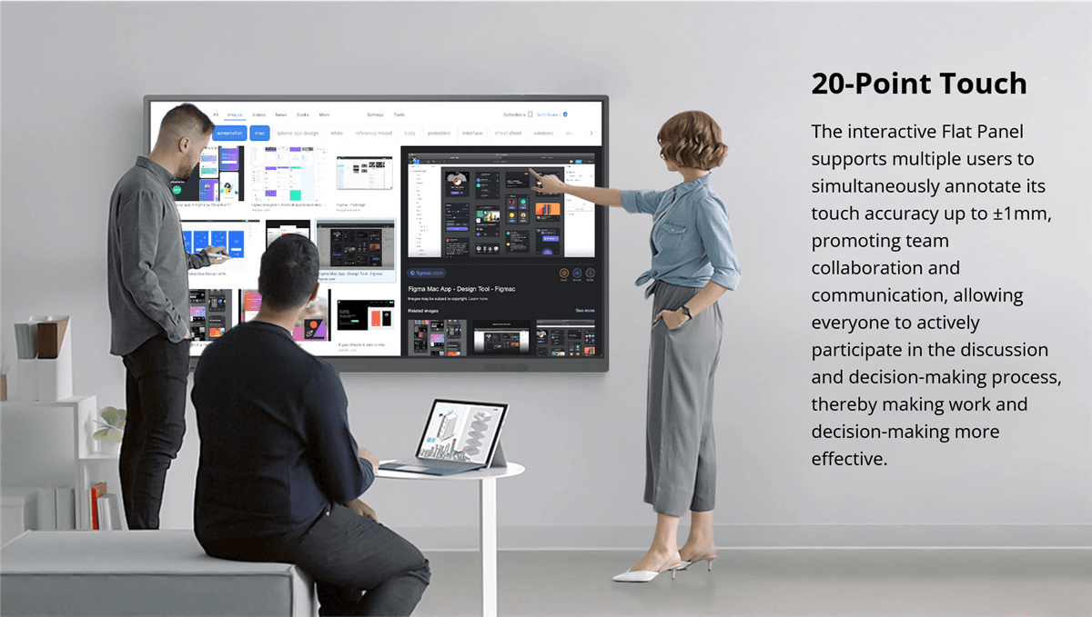 Painel Interativo Inteligente de Escritório
