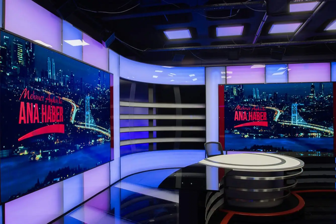 广播工作室用LED显示器