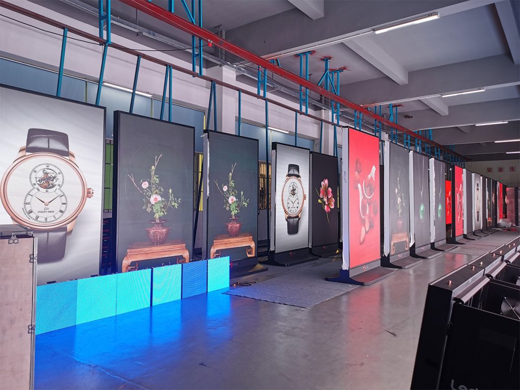 LED Poster B Kiosk production line