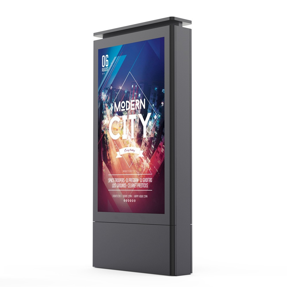 Outdoor All-Weather Double-Sided Kiosk