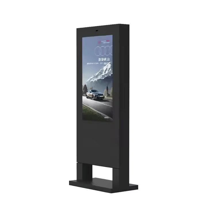 high brightness floor standing LCD digital signage advertising display