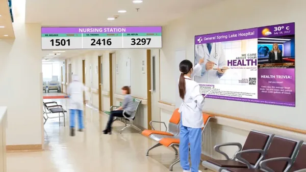 Hospital Digital Interactive Display