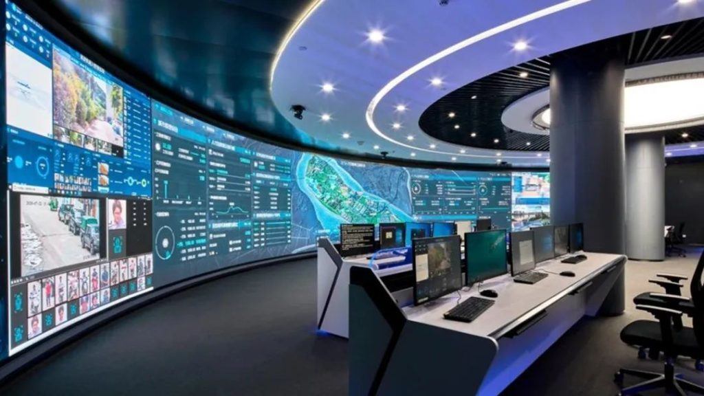 27. LED displejs vadīšanas istabā