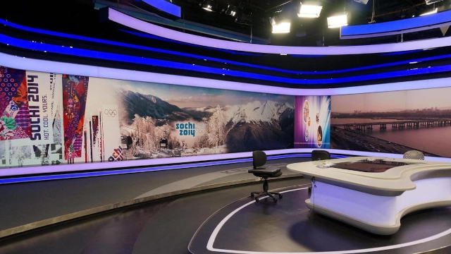 LED Display For Broadcasting Studio