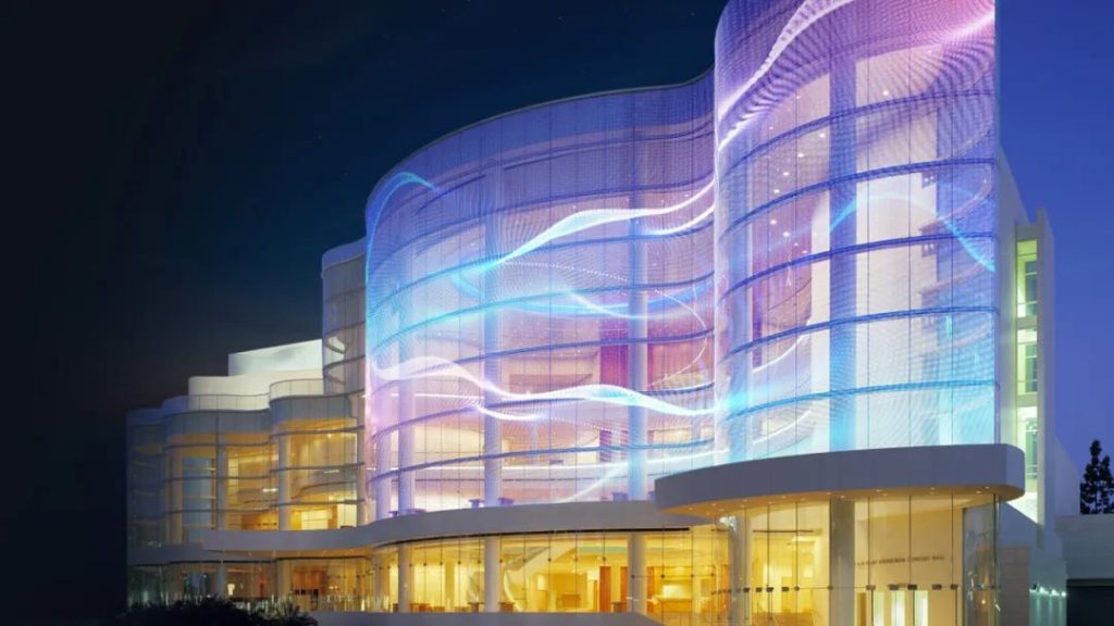 LED HOLO Display At Company Building Window