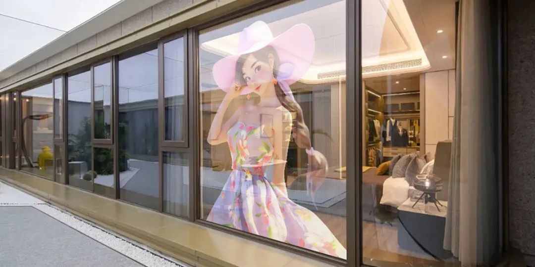 تبلیغات پنجره آگهی نمایشگر LED