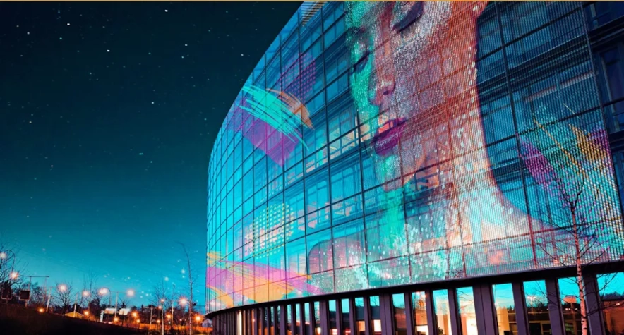 상업 디스플레이 LED 홀로 디스플레이