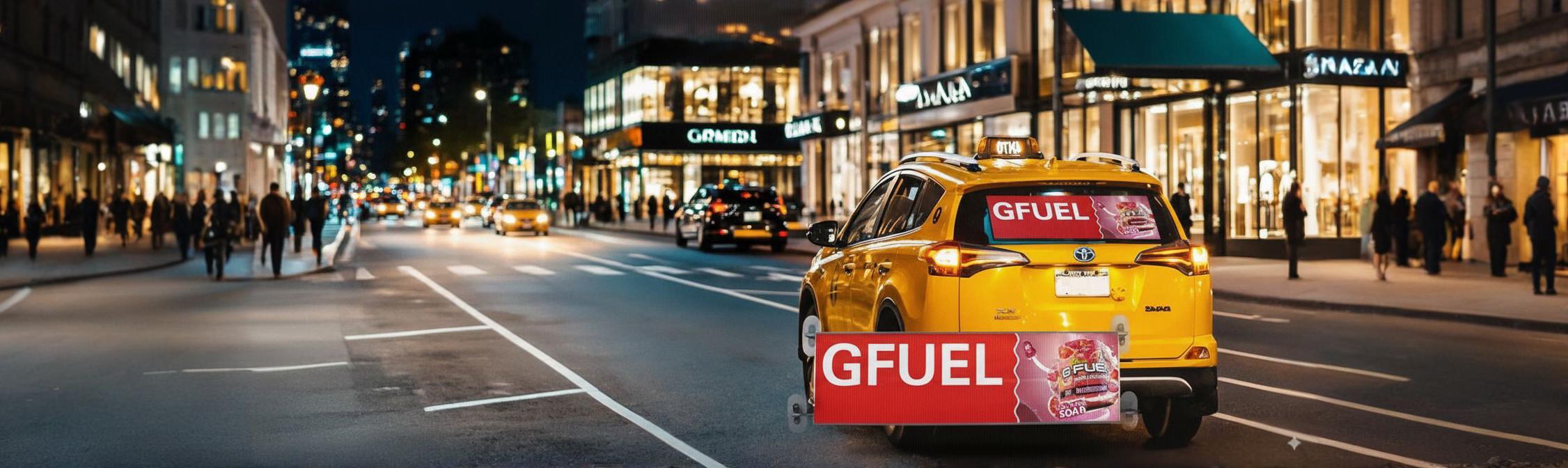 Transparent Led Display Sign For Car Back Window 1